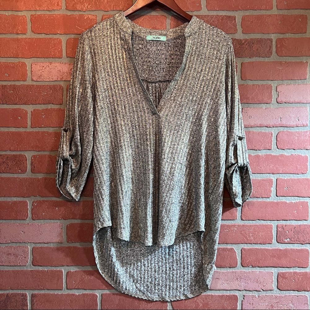 Gold Shimmer Dressy Top